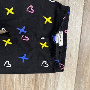 Appaman Black Leggings with Colorful Print